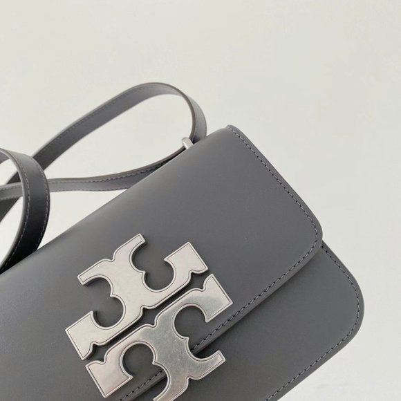 NEW TORY BURCH Eleanor Convertible Leather Shoulder Bag - Picture 2 of 7